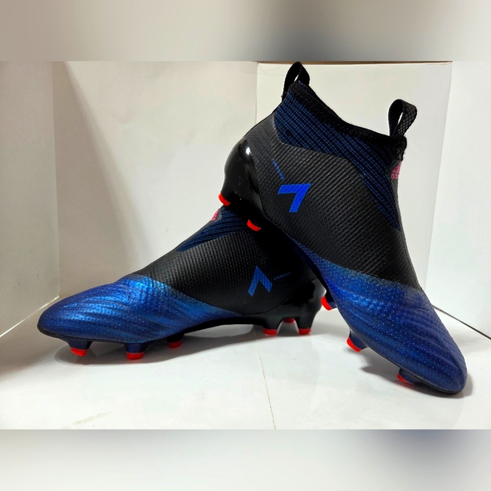 adidas Kids ACE 17+ PURECONTROL FG Core Black/White/Blue